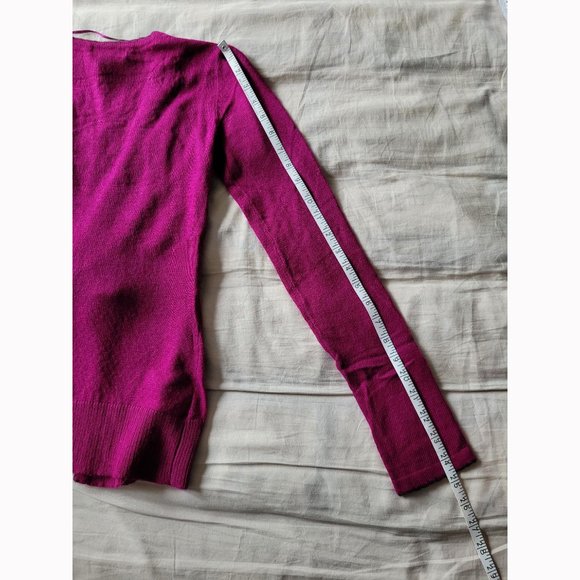 MNG fuchsia angora-blend cardigan (Size S) - Picture 10 of 10